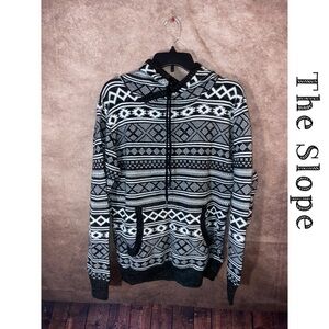 The Slope-men's hooded sweater-size L-100% Acrylic-NWOT